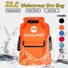 ПВХ водонепроницаемая сухая сумка 22L наружная дорожная Складная дождевик походная Сумка Пляжная Сумка для плавания рафтинг речной океан рюкзак