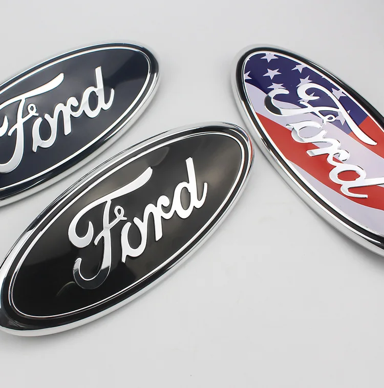 

Fashion Ford F150 Explorers Fords Front Leading Mark Front Leading Mark Front Face Grille Car Logo Front and Back Standard Mach