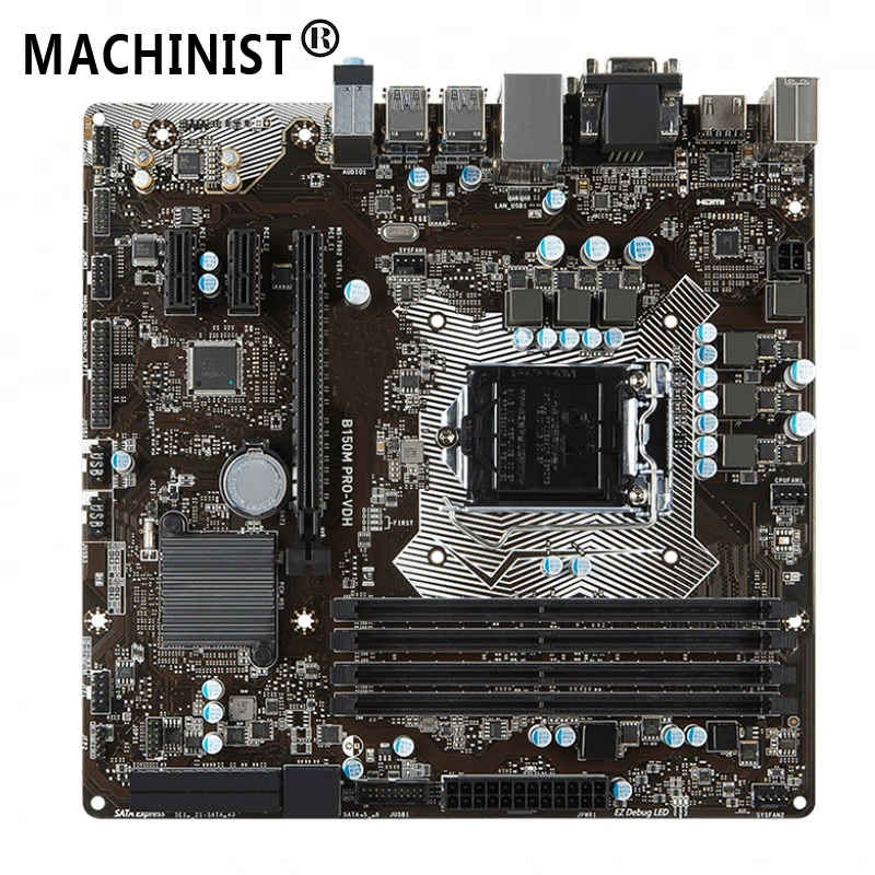 

For MSI B150M PRO-VDH Desktop motherboard MB Intel B150 LGA 1151 Micro ATX DDR4 64GB SATA3.0 USB3.0 100% fully Tested