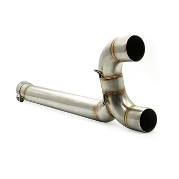 

FZ6 FZ6N Motorcycle Exhaust Middle Pipe Link Connect Full System For Yamaha FZ 6N 6 FZ-6N 2004 2005 2006 2007 2008 2009