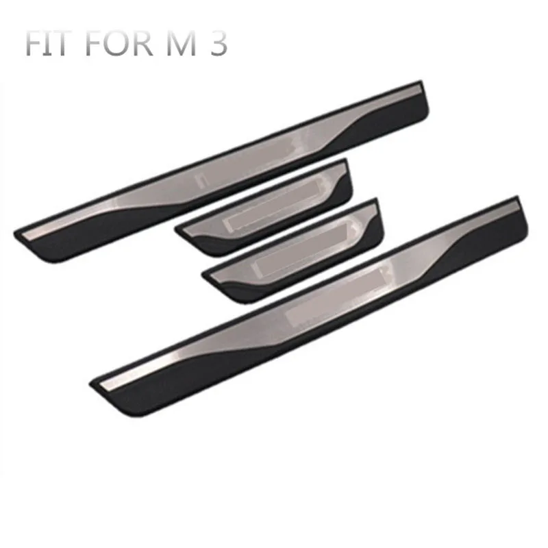 FIT For Mazda 3 AXELA 2014 2015 2016 2017 2018 Auto Door Sill Scuff Plate Guard Welcome Pedal Cover Stickers Car Accessories | Автомобили