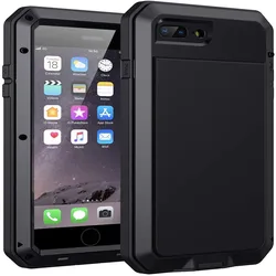 Premium Heavy Duty Shockproof Case with Built - in Screen Protector and Metal Frame - iPhone XS Max (Black)