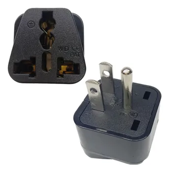 

10pcs/lot Universal US America Grounded power Plug USA Canada Japan Brazil Philippines Thailand Travel Adapter plug socket
