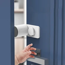 

Baby Safety Home Door Security Door Stopper Anti-Pinch Hand Door Locks Child Security Protection Cabinet Lock White Drawer Lock