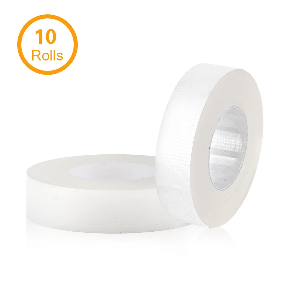 

10 Rolls Eyelash Extension Tape Individual Long Eyelashes For Extension Makeup Tool Granting Eyelashes Micropore Medical Tape