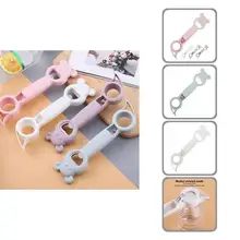 

Beverage Bottle Opener Non-slip 4 Colors 4 in 1 Drinkable Rotary Bottle Cap Remover Corkscrew Beer Bottle Opener