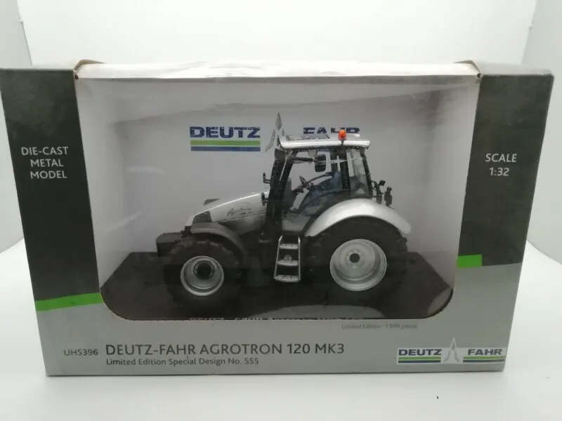 UH 1:32 DEUTZ FAHR AGROTRON 120 MK3 трактор из сплава металла литые под давлением Автомобили