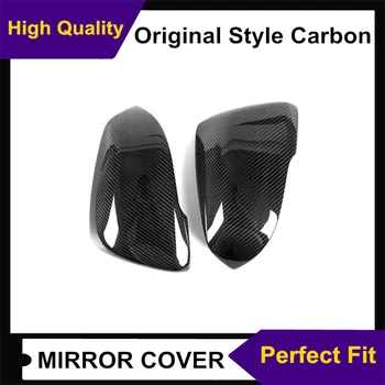 

Pair top quality carbon fiber side rearview mirror cover caps fits for bmw F52 F39 F48 F49 G29 rear mirror cover car accessories