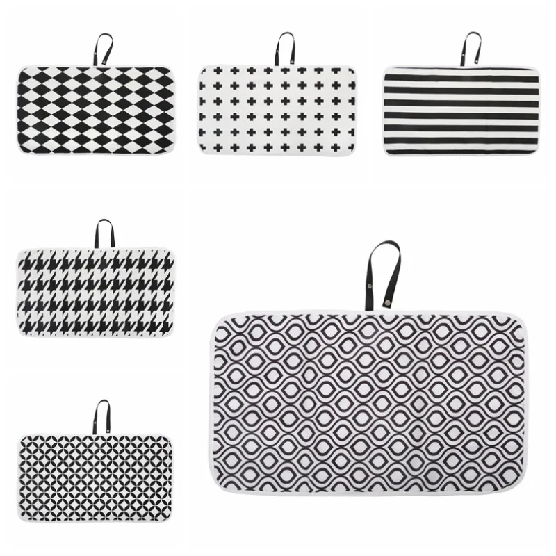 

6 Colors Waterproof Infant Foldable Diaper Changing Pad Portable Travel Washable Mattress Replace Playing Mat