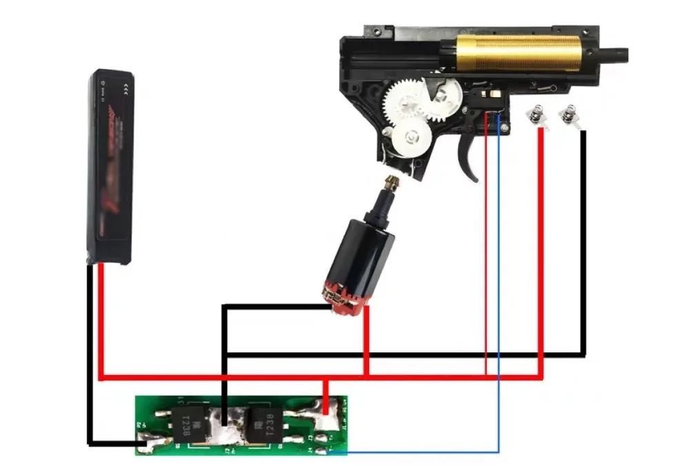 Горячий 1 шт. T238 MOSFET активный тормозной модуль Набор для водные гелевые бусинки коробка передач модификация обновления 2 типа случайный отправлен