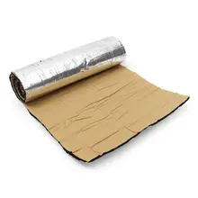 100 см* 40 см, автомобильный брандмауэр, звукоизоляция, омертвевающая изоляция, теплозащитный Поролоновый коврик, звукоизоляция, аксессуары из хлопка