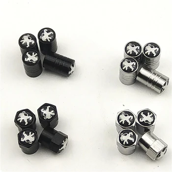 

car sticker 2019 Cap AIR VALVE CAP FOR Peugeot 107 207 307 407 308 607 508 3008 Motorcycle Car Styling Accessories