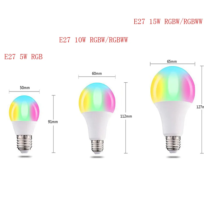 E27 светодиодный 16 Цвет RGB Волшебная светодиодная лампочка 5/10/15 Вт 85-265V RGB светодиодный лампа Spotlight+ ИК-пульт дистанционного управления Управление светодиодный лампы для дома