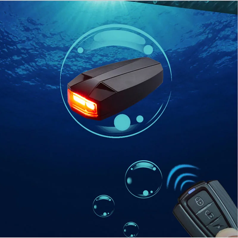 4 In 1 Anti-theft Bike Security Alarm Wireless Remote Control Alerter Taillights Lock Warner Waterproof Bicycle lamp Accessories