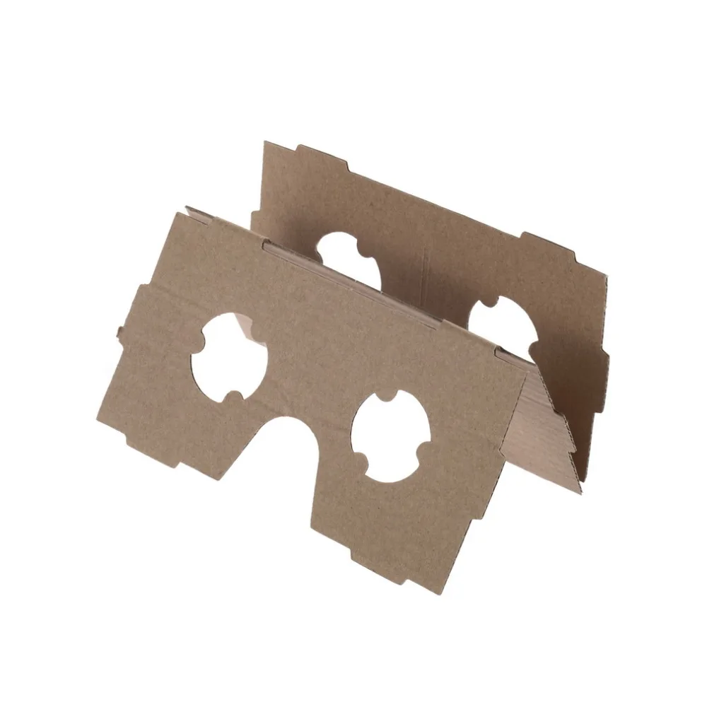 Ulter Clear DIY Cardboard 3D VR Virtual Reality Glasses For Smartphone High quality DIY Magnet Google Cardboards Glasses