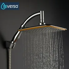 EVERSO " набор для душа для ванной комнаты, ручная насадка для душа, вращающаяся на 360 градусов, квадратный распылитель дождевой воды
