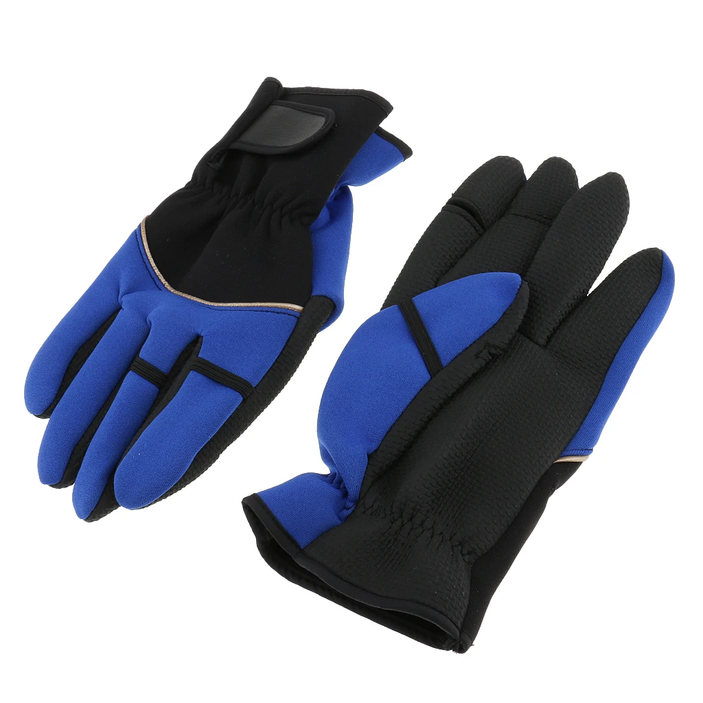 Зимние перчатки для рыбалки теплые водонепроницаемые 3 пальца/Полные Пальцы охотничьи перчатки
