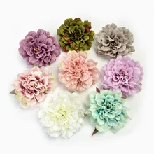 2 шт 10 см большой ручной искусственный шелк садовые цветы Свадебные украшения дома DIY вечерние венок Скрапбукинг искусственные поддельные цветы