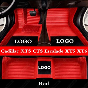 

Customized Car Floor Mats for Cadillac XTS CTS Escalade XT5 XT6 ATS XT4 CT6 CT5 SRX Automotive Leather All Weather Mat Carpet