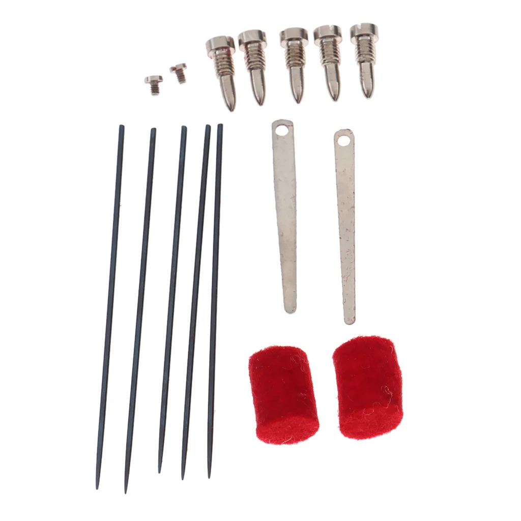 16 Pieces Of Set Sax Screws Saxophone Bumper Felts Springs Tool Sax Parts