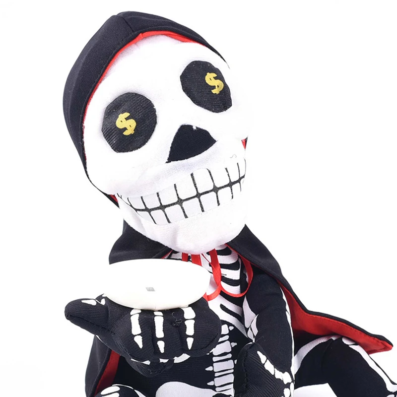 Украшение на Хэллоуин страшный движущийся призрак кукла ручная работа реквизит