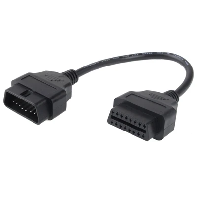 16-контактный штекер на гнездовой разъем OBD 2 II Extension заводской адаптер OBD2 |