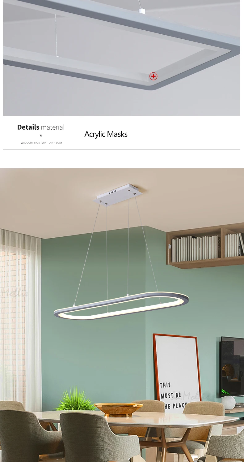 Высокое качество/яркость Современная Люстра для столовой спальни отеля hanglamp домашний Docer белый/серый led люстра освещение
