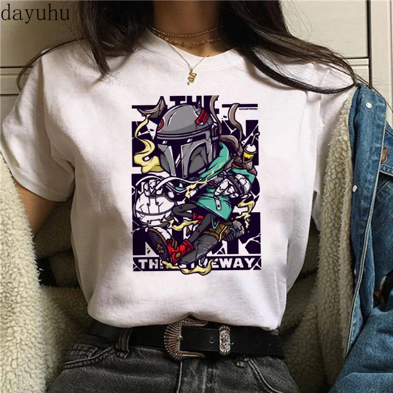 Детская футболка с Йодой мандалорианкой, Мужская/wo Мужская футболка Harajuku, Звездные войны, moive, футболки с графическими принтами для мужчин, футболка унисекс, Мужской Топ 80s
