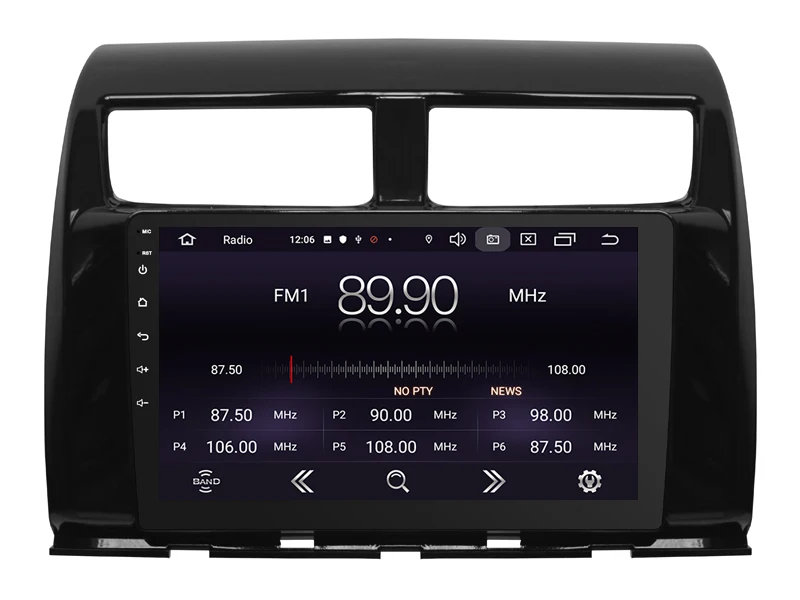 Cheap Gift Camera Car Radio for TOYOTA MyviICON Android 9.0 GPS Navigation Bluetooth Touch screen WIFI Car Audio Stereo CAR Multimedia 4