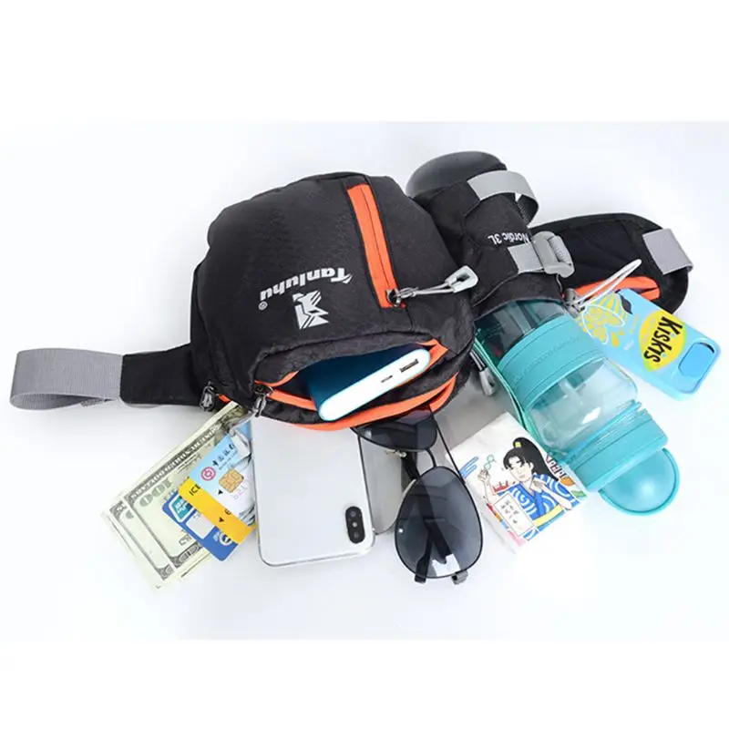 Running Belt Jogging Cycling Waist Bum Pack Phone Pouch Sports Bag with Water Bottle Holder Organizer