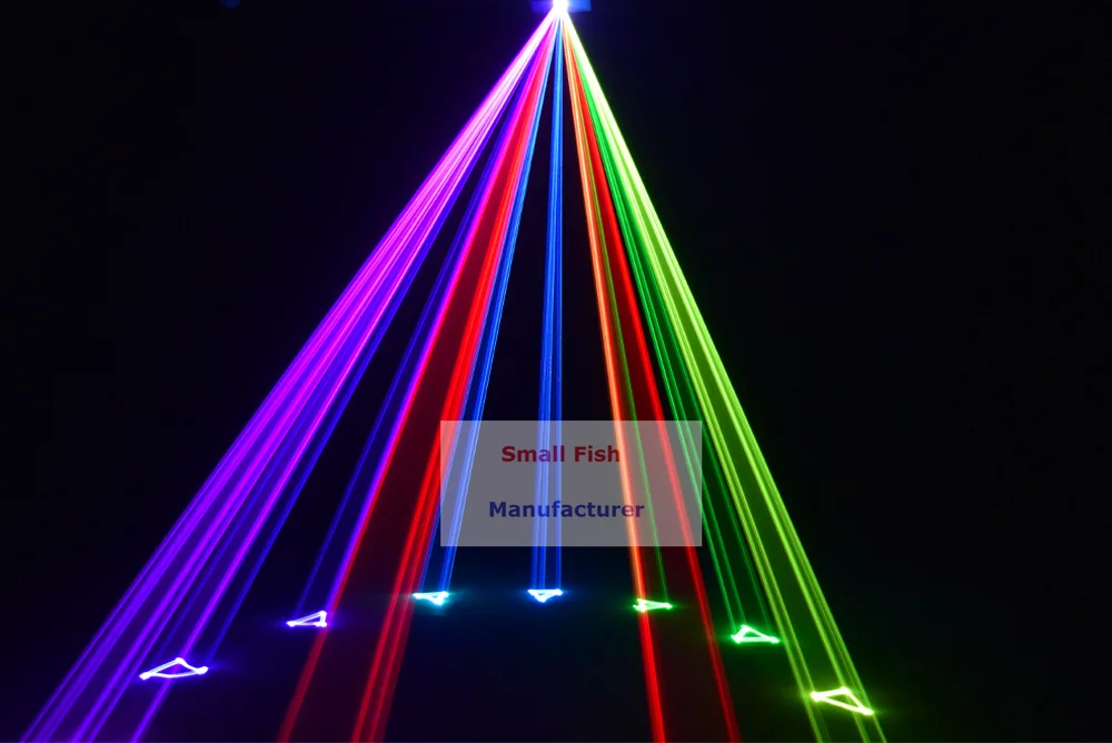 RGB 4 W DMX512 лазерный сканер освещение проектора эффект вечерние Рождество диско DJ Показать огни полный Цвет анимации лазерного излучения
