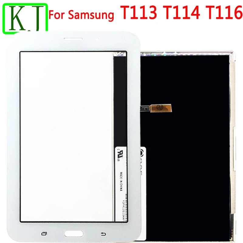 Для samsung Galaxy Tab 3 T110 T111 T113 T116 T114 ЖК-дисплей+ сенсорный экран панель Стекло сенсор дигитайзер