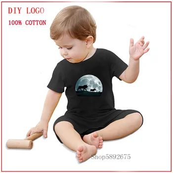 

Newborn Baby Boys Clothes retro Remake Matata lion king print Short Sleeve natural cotton romper high quality Toddler Outfits