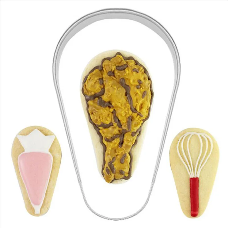 1pcs patisserie Beer Bread Sandwich Beverage Stainless Steel Cookie Cutter Sugarcraft Fondant Cake Tool Biscuit Mold Pastry Shop