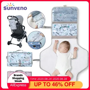 

Sunveno Baby Changing Mat Portable Foldable Washable Waterproof Mattress Changing Pad Mats Reusable Travel Pad Diaper