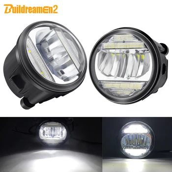 

2in1 Car Fog Light Assembly + LED Daytime Running Lamp DRL 30W 8000LM For Infiniti QX QX50 QX80 QX70 QX56 G G25 G37 Q Q60 Q70