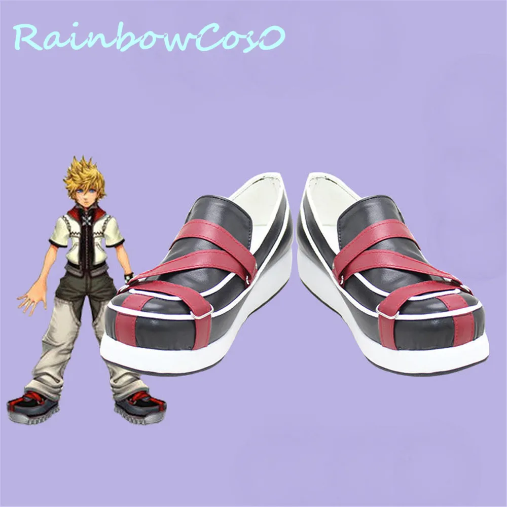 

Ботинки для косплея Kingdom Hearts 2 Riku, ботинки с рисунком Rainbowcos0, рождественское аниме, Хэллоуин, W1072