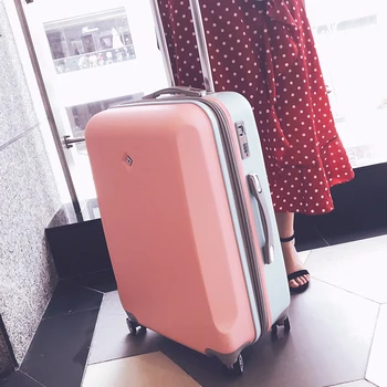 

Suitcase Ins Internet Celebrity 20 Inch Korean Version of Small Fresh Suitcase Small Light Boarding Box Student Pull Pole Box