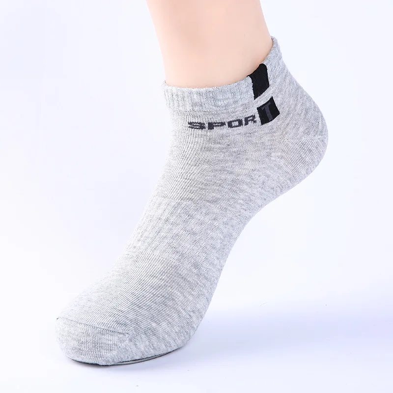10 Pairs Men Short Sock Sports Male Running Non-slip Basketball Shoes Socks Cotton Breathable Sweat Absorption Stealth Ship Sock