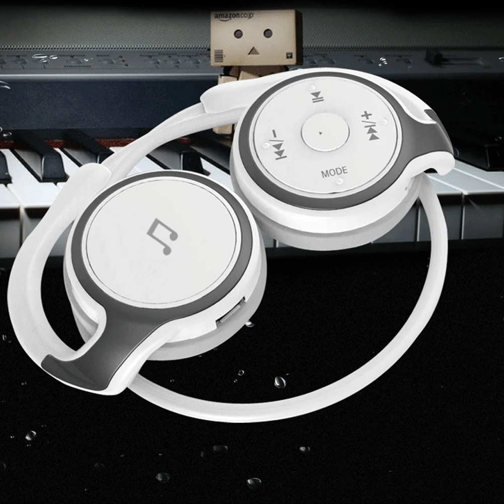 Bluetooth-гарнитура, водонепроницаемые мини стерео наушники с микрофоном, беспроводные наушники для бега, Висячие на шее, голосовое ожерелье, Mp3 музыкальный плеер, fm-радио