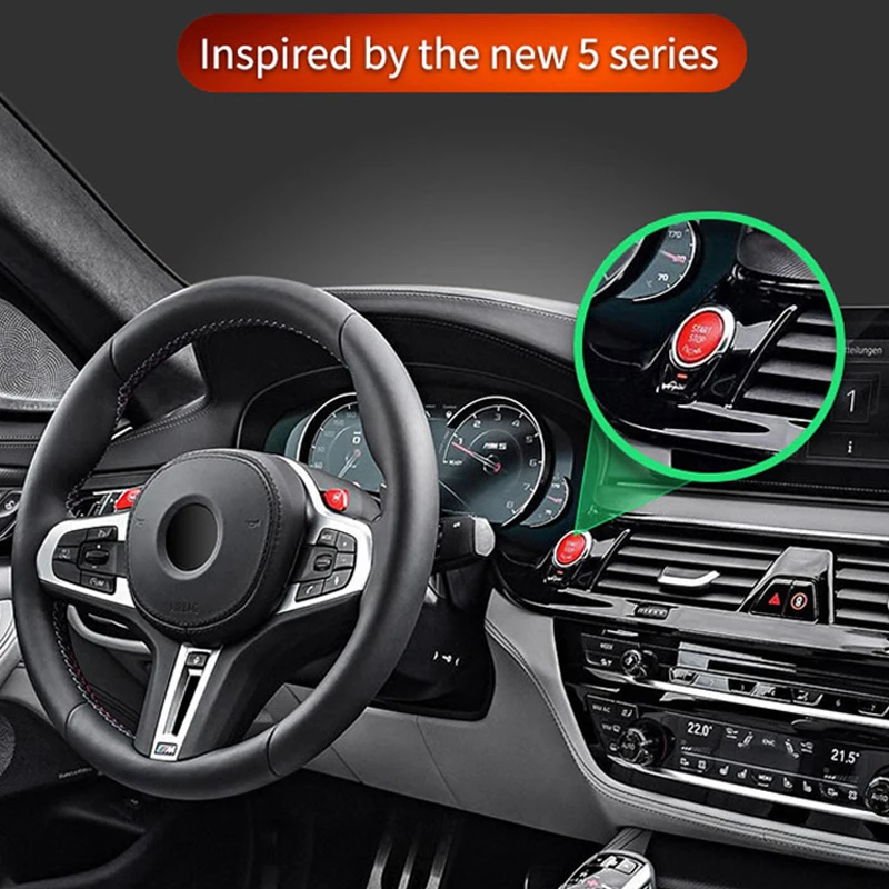 

1PCS Car Engine Start Stop Button Cover Sticker for Bmw M Sticker X1 X3 X4 X5 X6 X7 E46 E90 F20 E60 E39 F10 F30 Auto Accessories