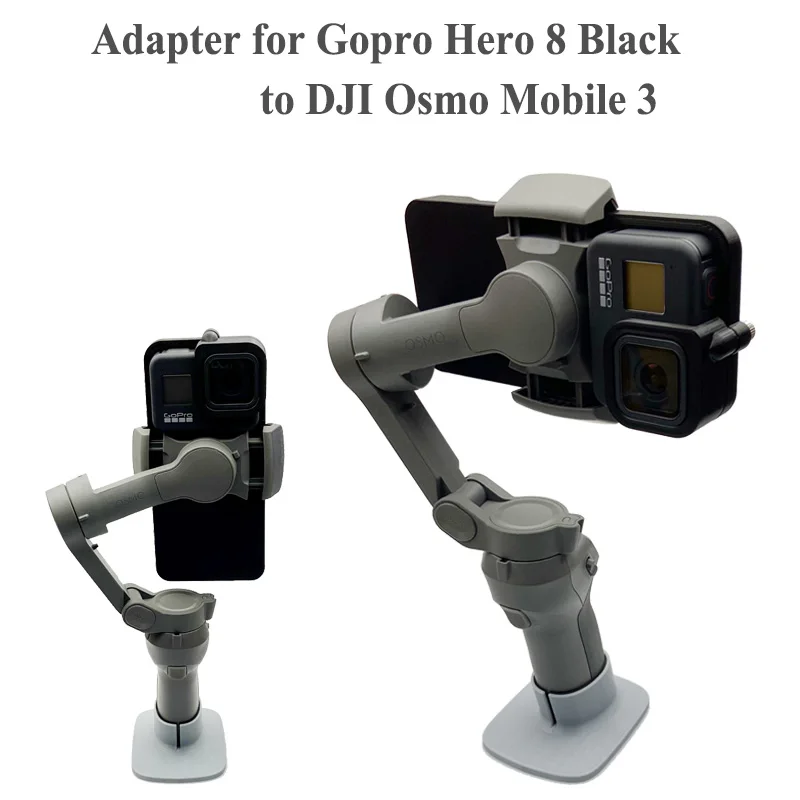 

Handheld Gimbal Adapter Switch Mount Plate for GoPro Hero 8 Black Camera Switch Mount Adapter for DJI Osmo Mobile 3 Accessories