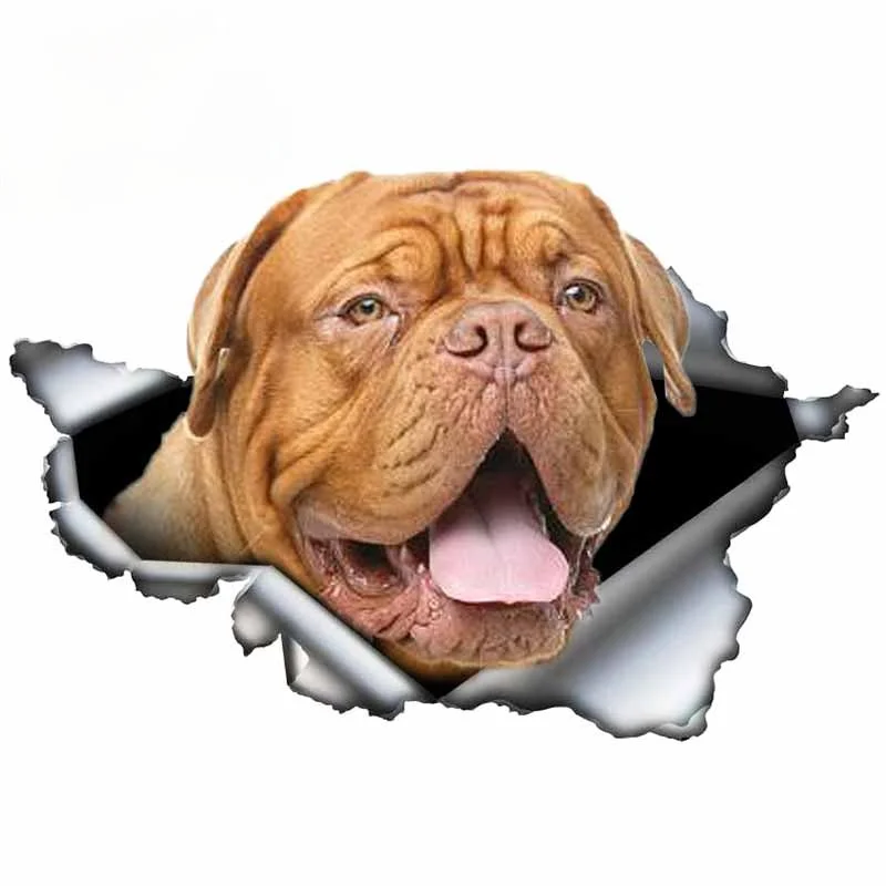 Dogue De Bordeaux Mom Decal - Oval Bumper Sticker For Car Window, Laptop, Tumbler - View #7