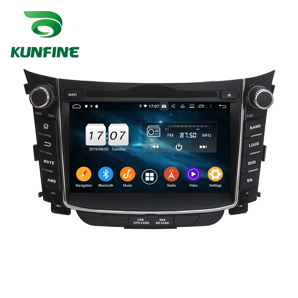 Excellent Android 9.0 Octa Core 4GB RAM 64GB Rom Car DVD GPS Multimedia Player Car Stereo for HYUNDAI I30 2011-2016 Radio Headunit 6