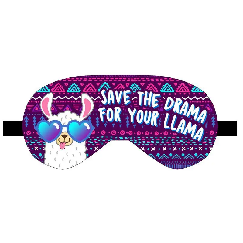 

Zohra2019 New Style 3D Digital Printing Eye Patch Shade Cold-hot Compress Animal Cartoon Alpaca Protection Eye Patch