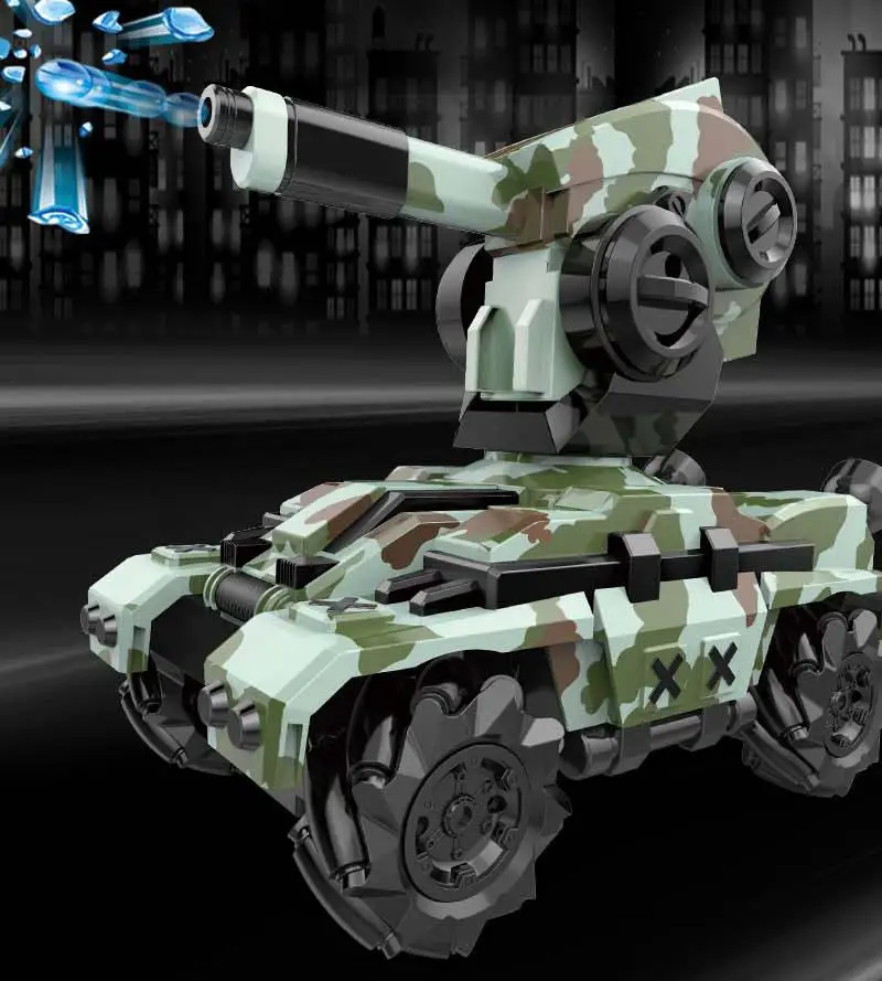 RCtown Xiangdijia игрушки 008D 2,4G 4WD электрический RC боевой танк дрейф транспортные средства трюк автомобиль РТР модель