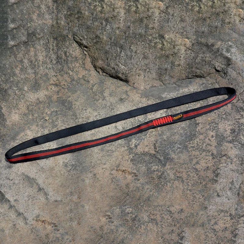B1Pc профессиональный полиэстер скалолазание Пешие прогулки слинг подшипник ремень усиленный веревочный пояс для альпинизма несущая лента