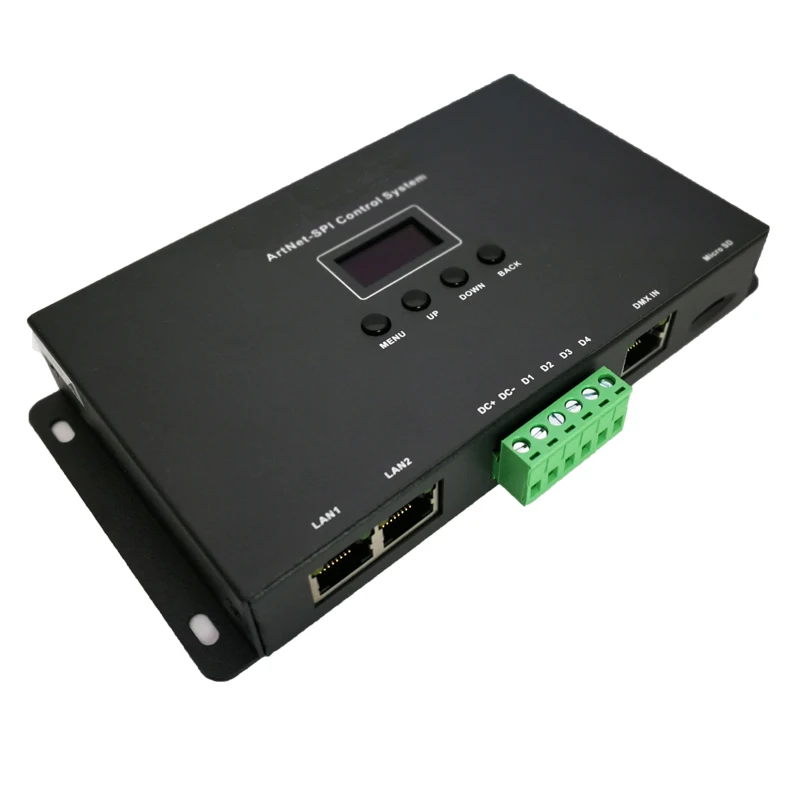 Новый DMX SPI сигнальный преобразователь сигнала пикселей контроллер DC5 24V SPI(TTL)