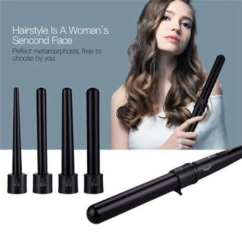 

5 in 1 Multifunction Hair Curler Wave Hair Styling Tools Ceramic Hair Rollers Iron Fast Heating Hair Curling Wand Accessories 45