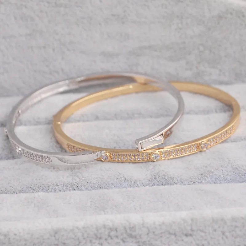 Gold Color Charm Bangles Bracelets Women Gift Pulseras Mujer Fashion Jewelry Bangle bracelet